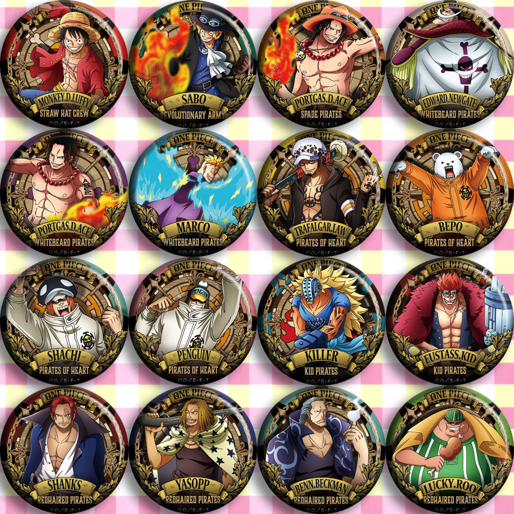 Luffy Anime Merchandise - ONEPIECE Anime Badge C Style Luffy