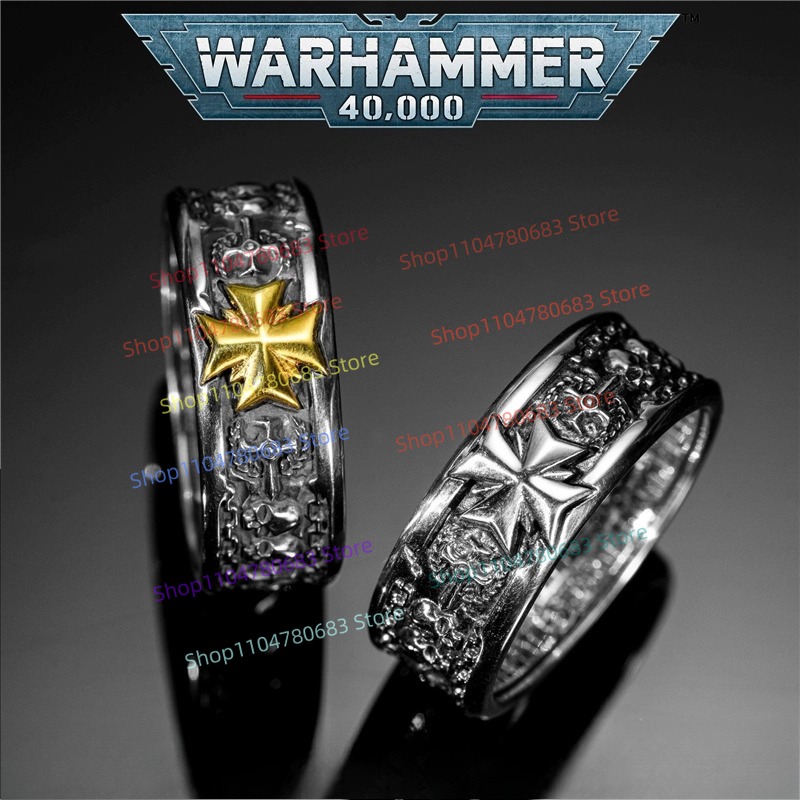 Anime Merchandise Men - 40K Black Templars Crusader Vows Ring