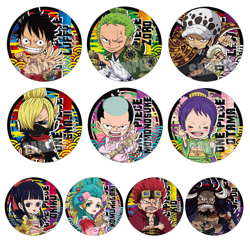Anime Merchandise For Kids - One Piece Q Version Anime Badge