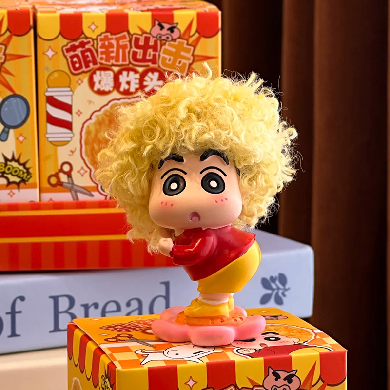 Newbie Attack Afro Crayon Shin - Anime Merchandise Men 评论和价格