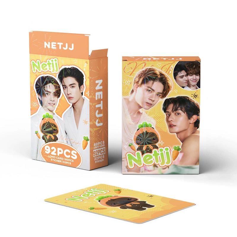 92Pcs/Set NetJJ Thai BL Actor  - Sticker Sheet Set 评论和价格