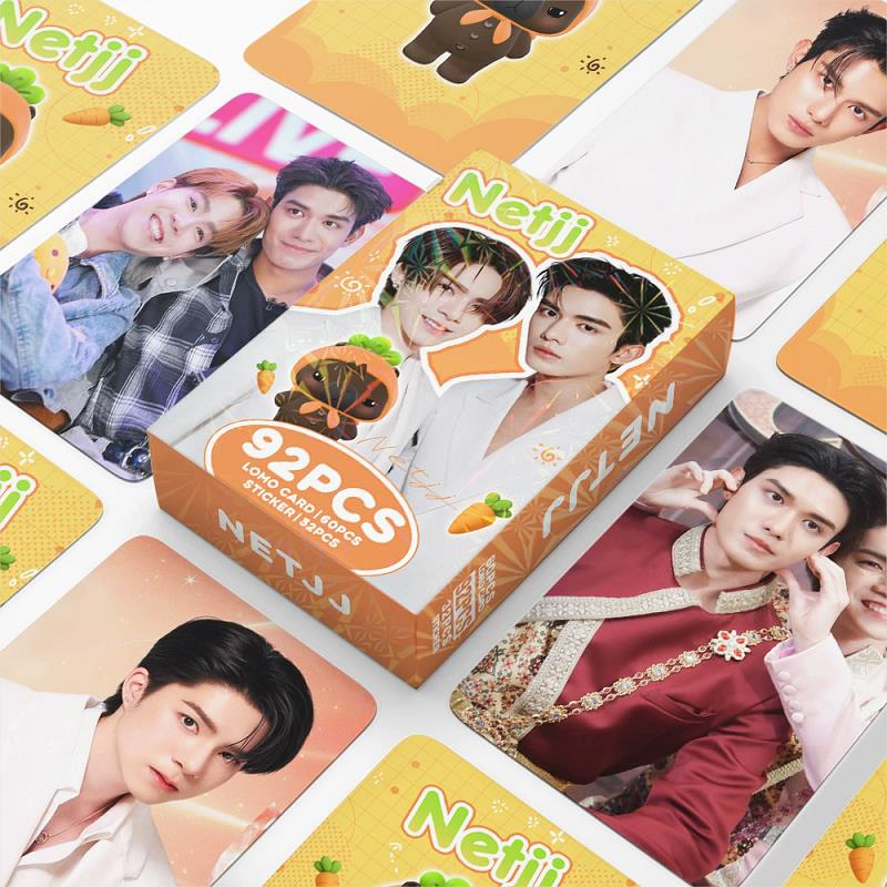 92Pcs/Set NetJJ Thai BL Actor  - Sticker Sheet Set 评论和价格