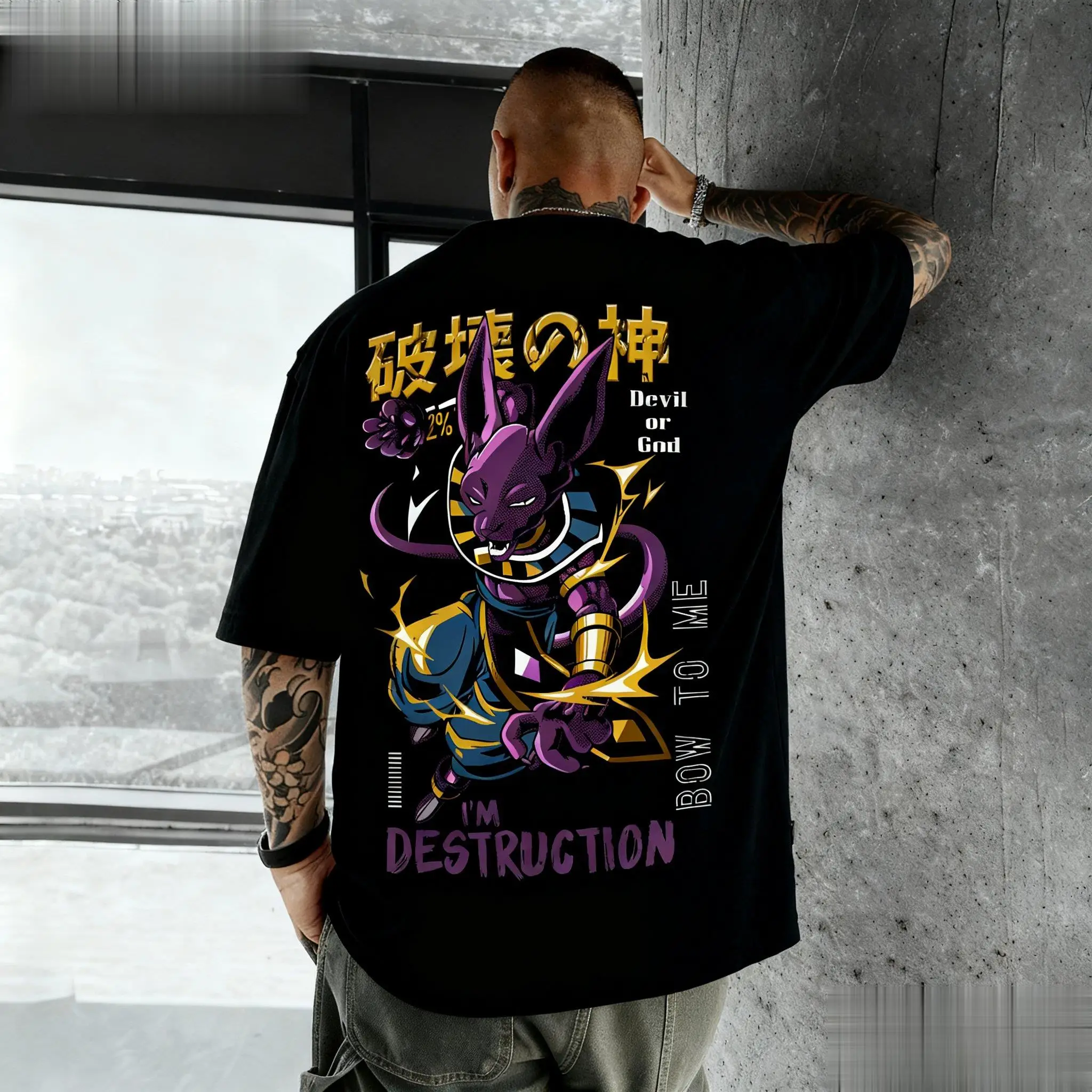 Dragon Ball Beerus Anime Graph - Anime Merchandise Men 评论和价格