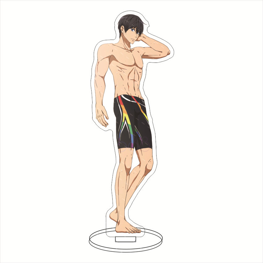 16CM Anime Acrylic Figure Free - Anime Merchandise Toys 评论和价格