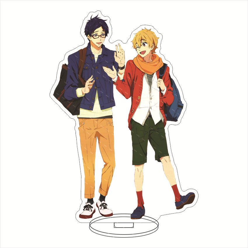 16CM Anime Acrylic Figure Free - Anime Merchandise Toys 评论和价格