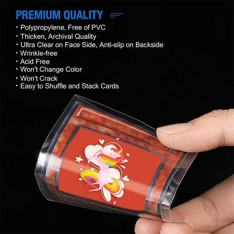 200 Pcs Transparent Playing Ca - Collector Card Sleeve 评论和价格