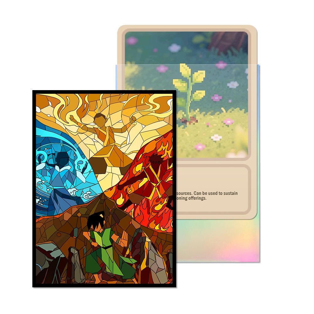 60PCS 66X91mm Holographic Stan - Collector Card Sleeve 评论和价格