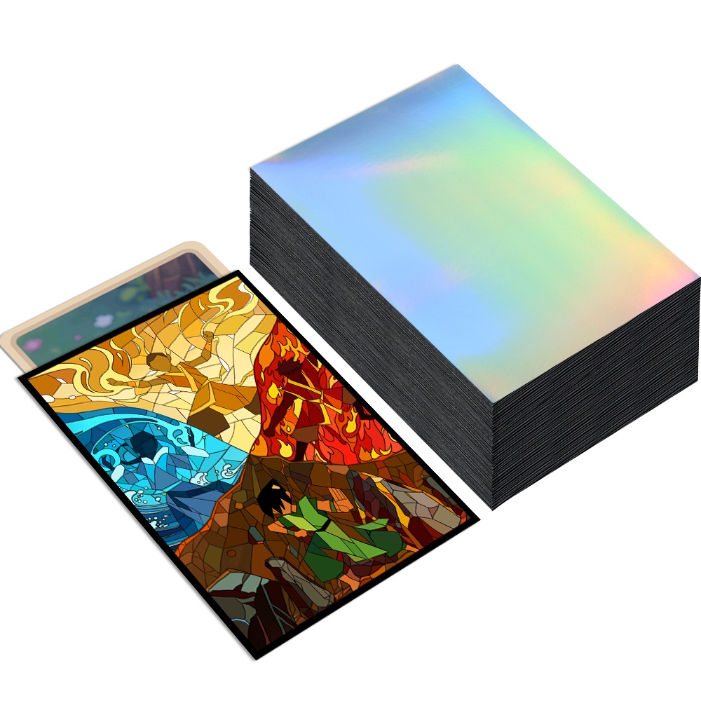 60PCS 66X91mm Holographic Stan - Collector Card Sleeve 评论和价格