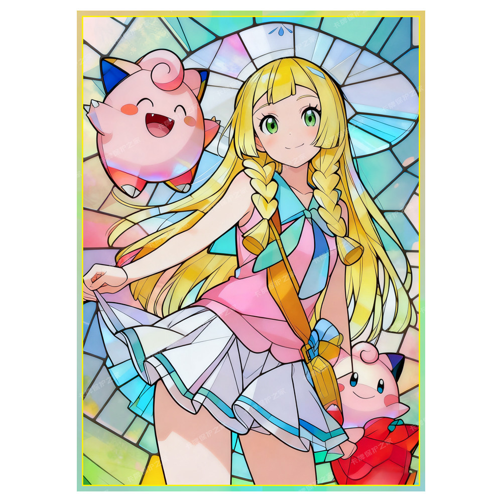 60PCS  Anime Pokemon Lillie Fi - Collector Card Sleeve 评论和价格