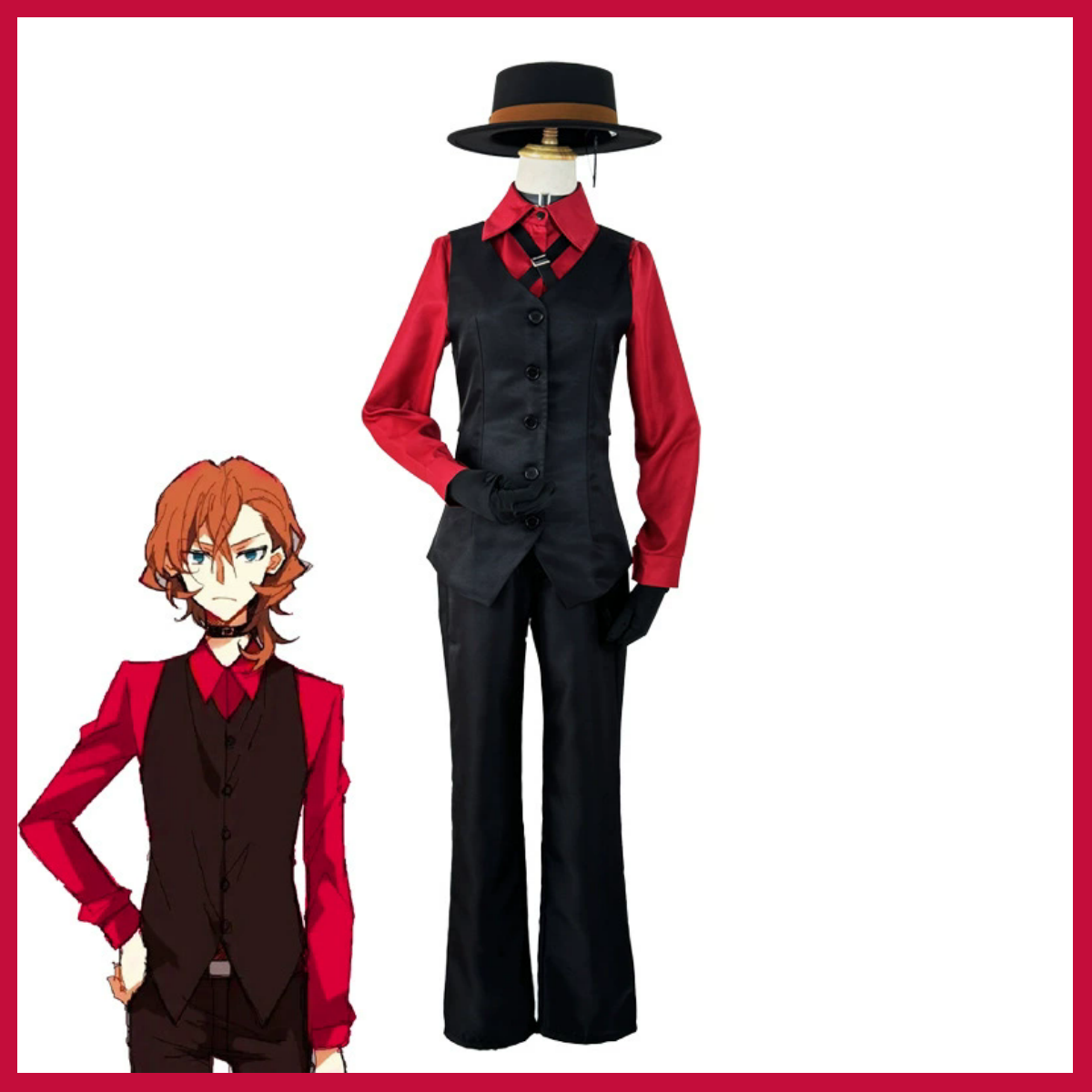XQAnime Bungo Stray Dogs Beast - Anime Merchandise Men 评论和价格