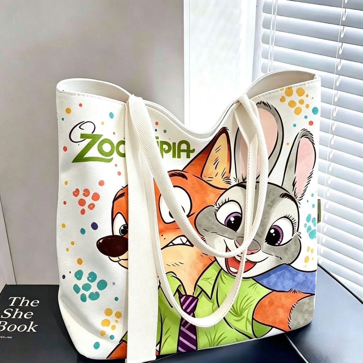 Zootopia Cartoon Canvas Tote B - Anime Merchandise Bag 评论和价格