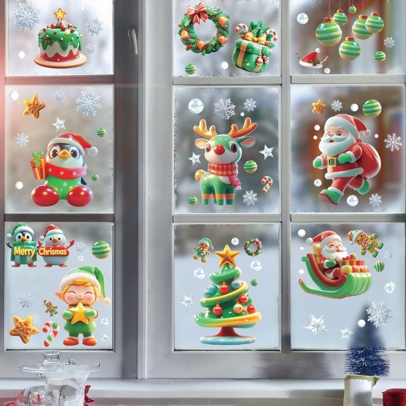 9 Sheets/set of Christmas Tree - Sticker Sheet Set 评论和价格