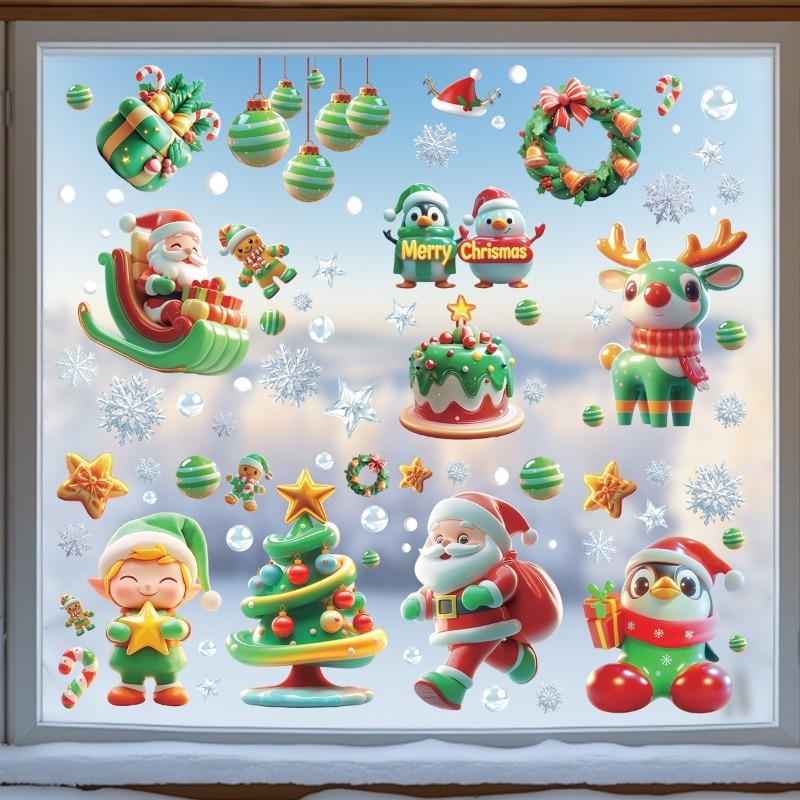 9 Sheets/set of Christmas Tree - Sticker Sheet Set 评论和价格