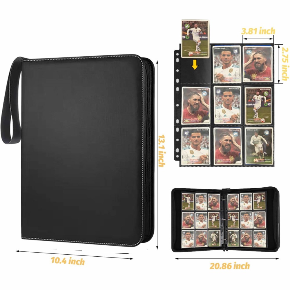 Card Binder 9 Pocket Double Si - Collector Card Sleeve 评论和价格