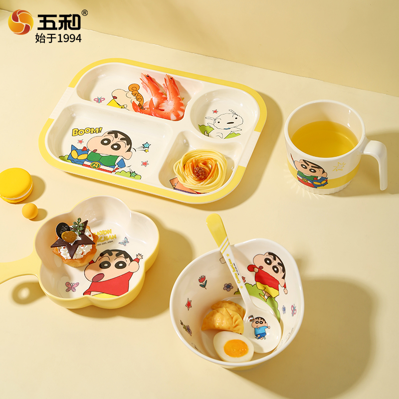 Crayon Shin-chan Tableware Foo - Anime Merchandise For Kids 评论和价格