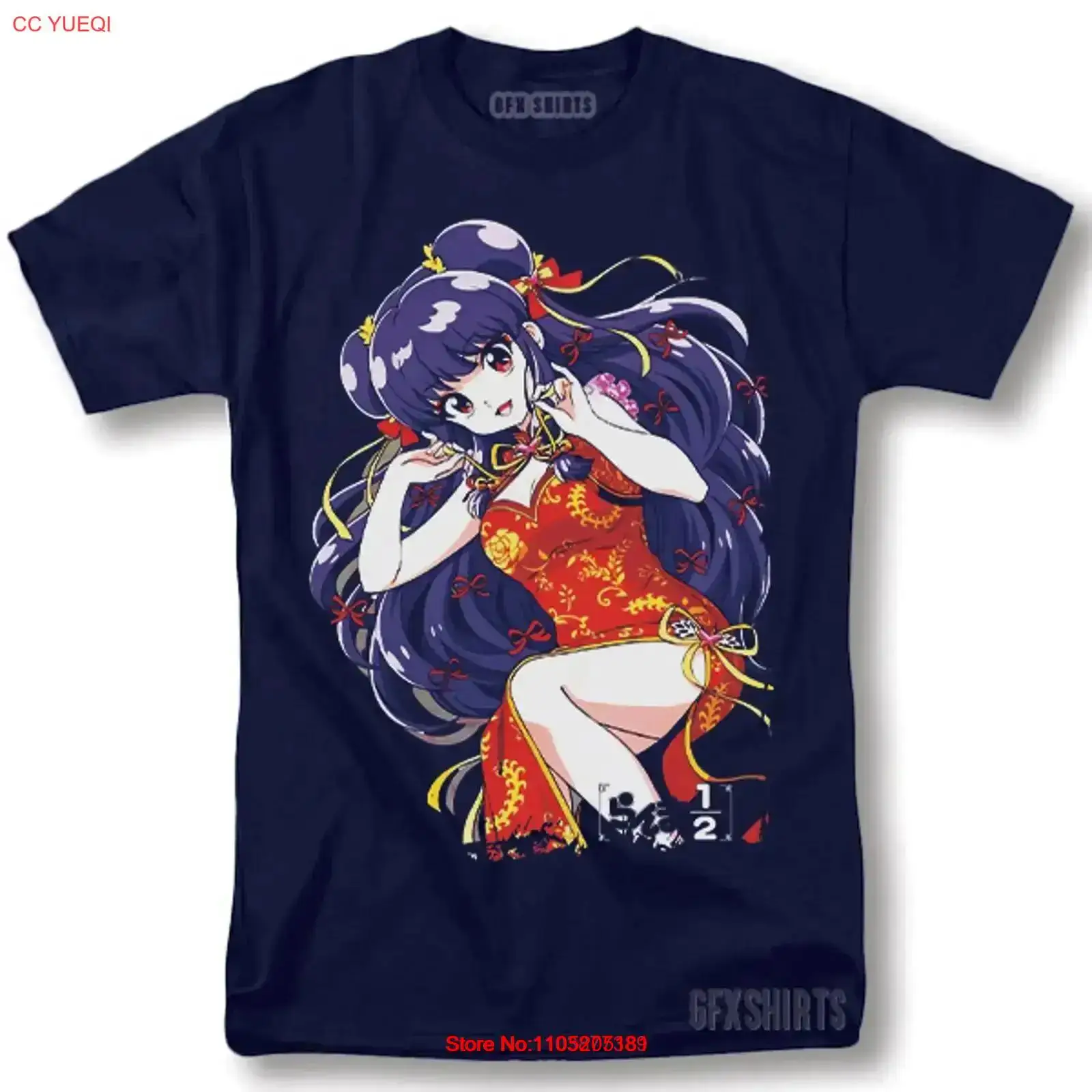 Ranma 1 2 T Shirt Anime Manga  - Anime Merchandise Men 评论和价格