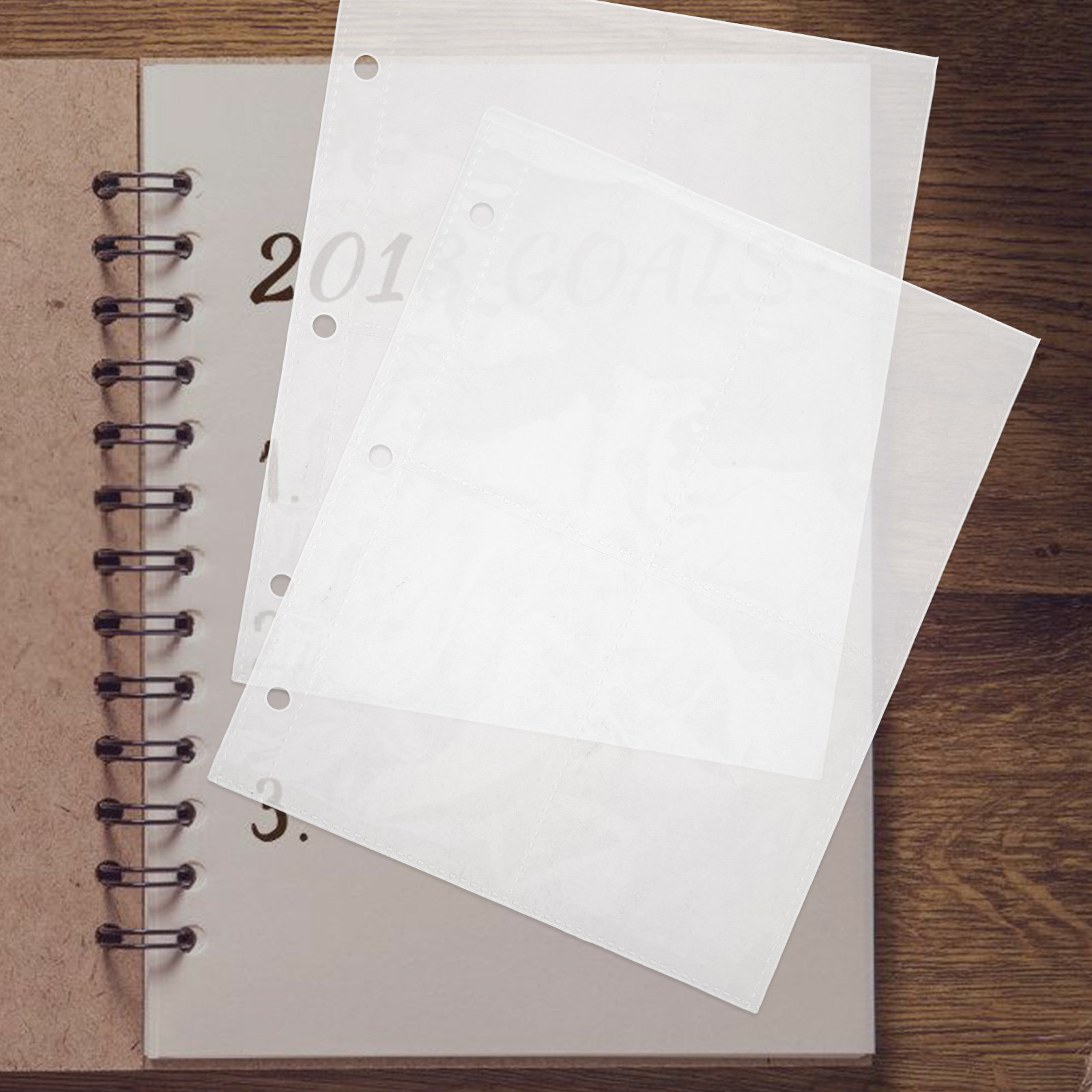 10Pcs Card Binder Refill Pages - Collector Card Sleeve 评论和价格