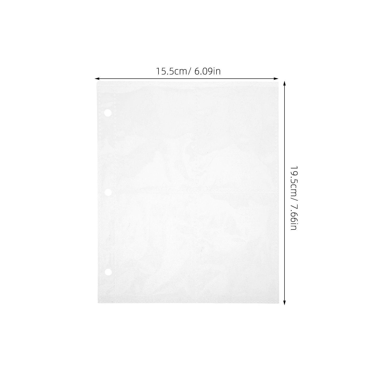 10Pcs Card Binder Refill Pages - Collector Card Sleeve 评论和价格