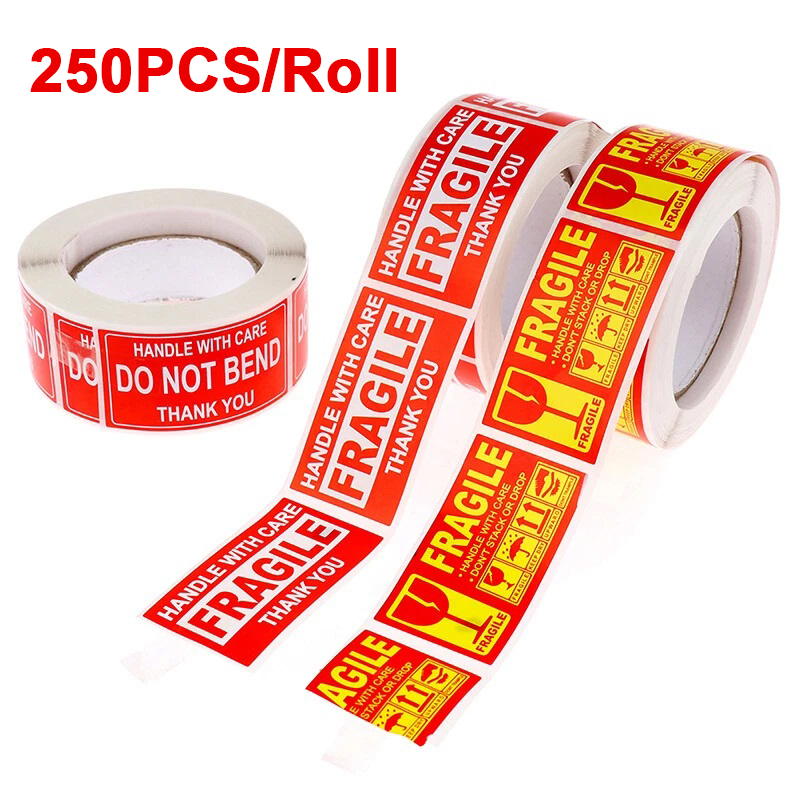 250PCS Fragile Stickers Handle - Sticker Sheet Set 评论和价格