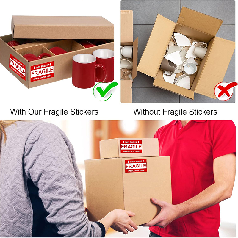 250PCS Fragile Stickers Handle - Sticker Sheet Set 评论和价格
