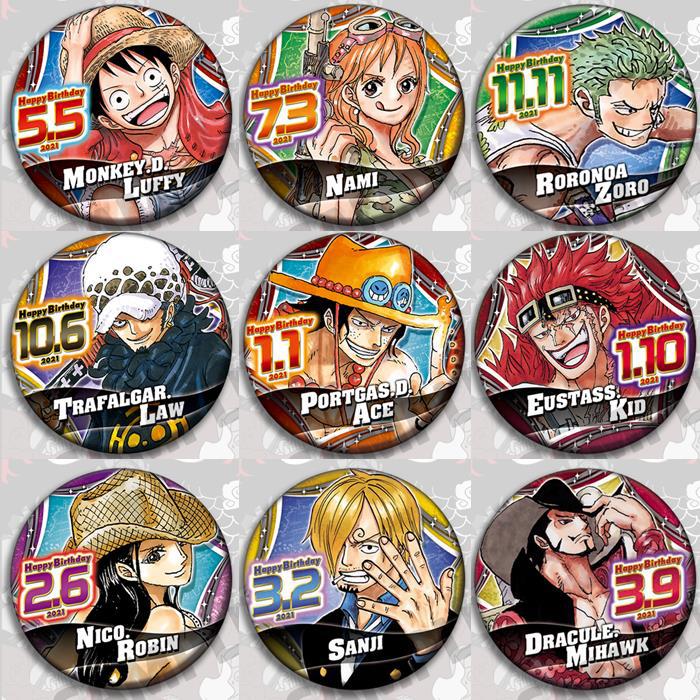 One Piece Anime Badge Pin Set  - Luffy Anime Merchandise 评论和价格